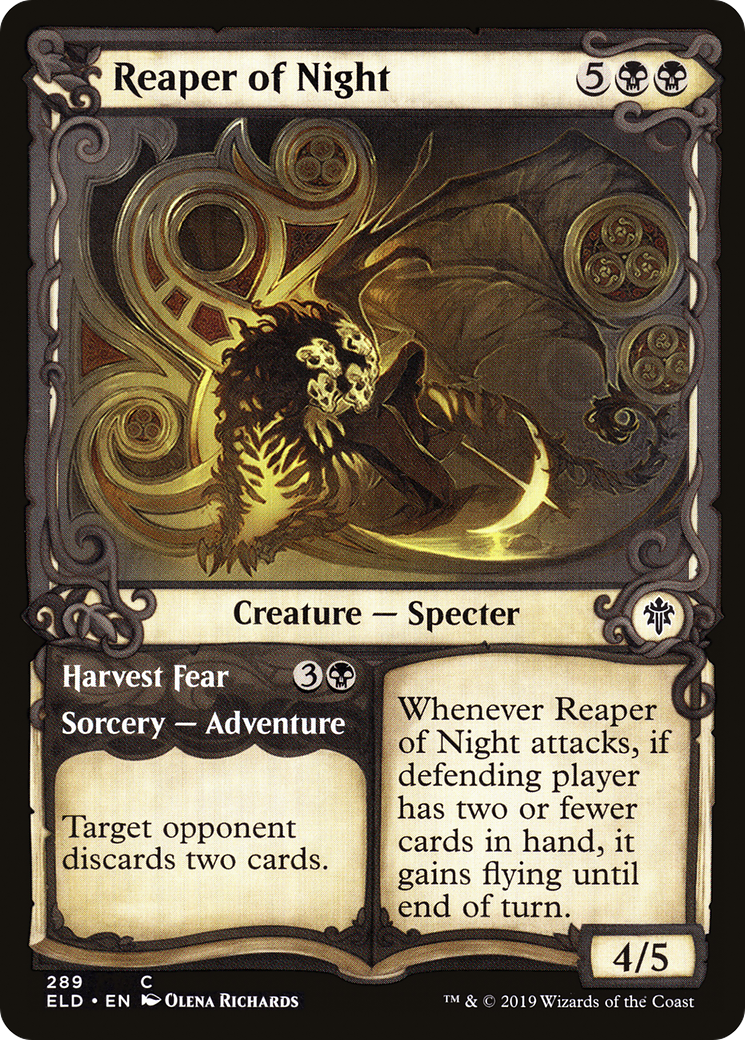 Reaper of Night (Showcase) (ELD-289) - Throne of Eldraine: (Showcase) Foil