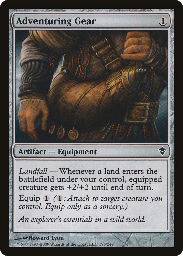 Adventuring Gear (ZEN-195) - Zendikar Foil