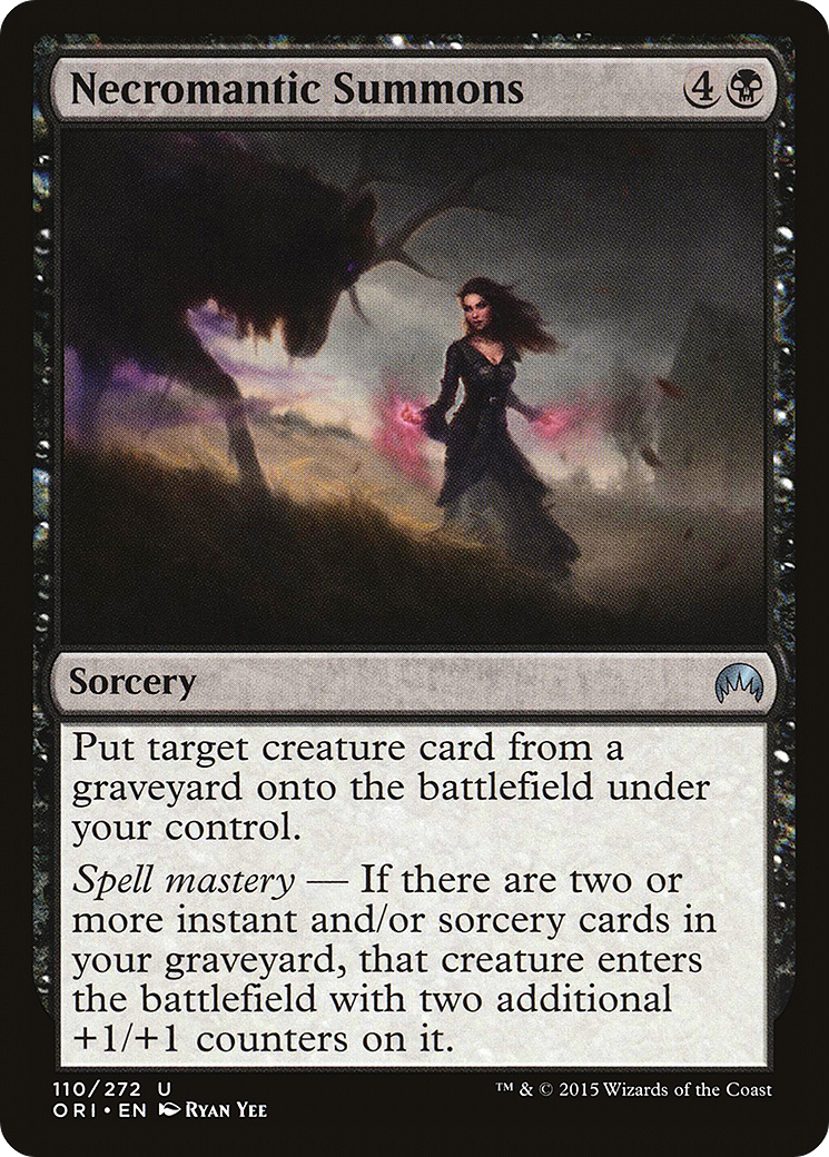 Necromantic Summons (ORI-110) - Magic Origins Foil