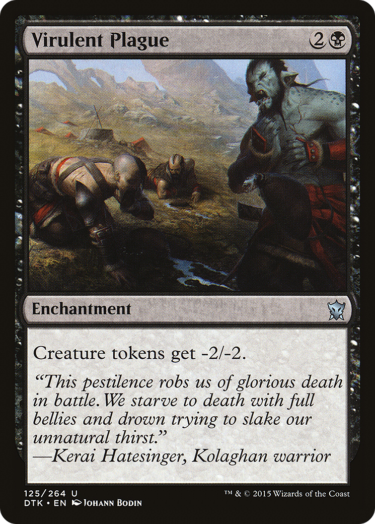 Virulent Plague (DTK-125) - Dragons of Tarkir Foil
