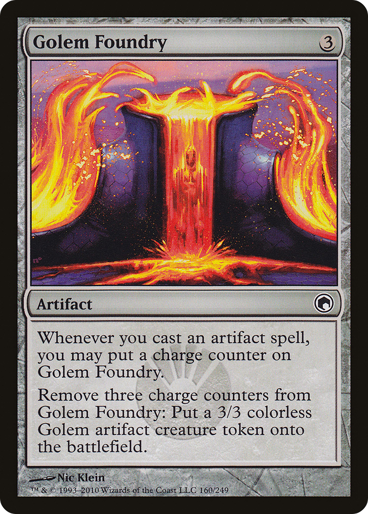 Golem Foundry (SOM-160) - Scars of Mirrodin Foil