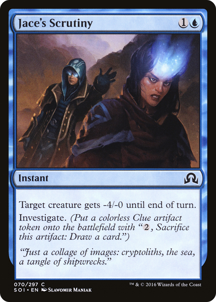 Jace's Scrutiny (SOI-070) - Shadows over Innistrad Foil