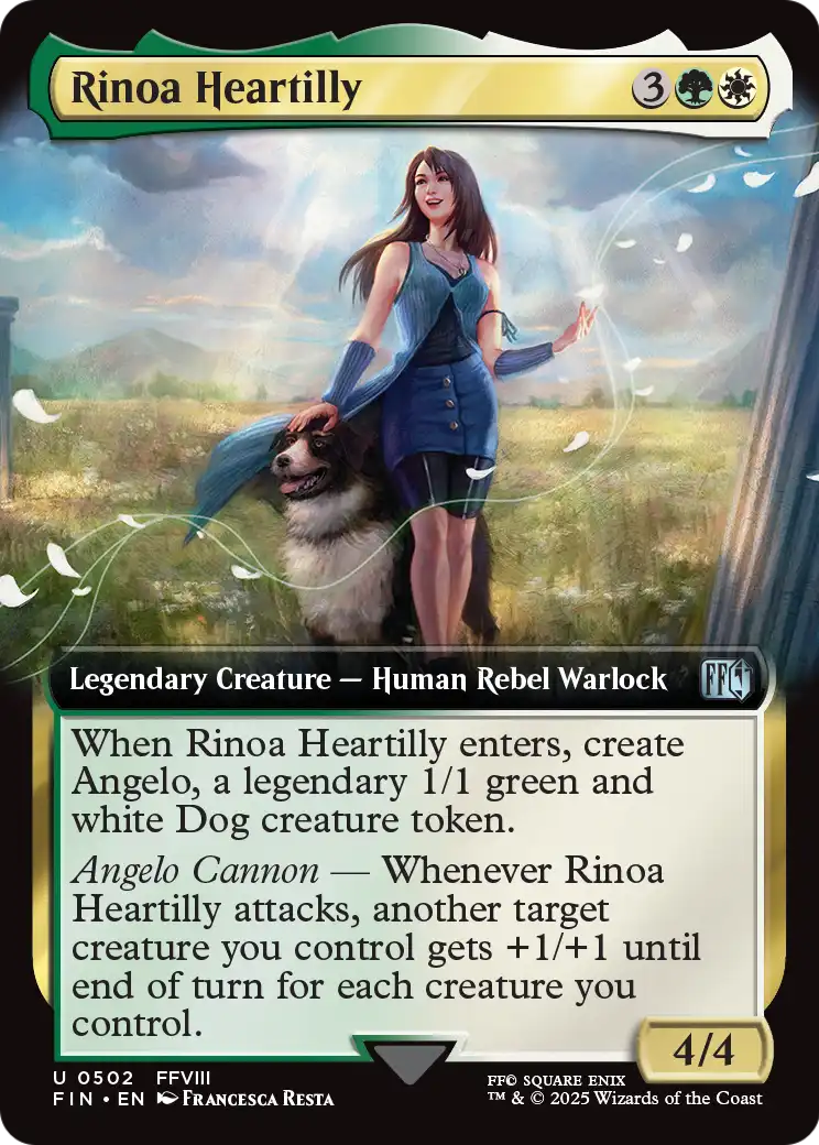 Rinoa Heartilly (Extended Art) (FIN-502) - FINAL FANTASY: (Extended Art) Foil