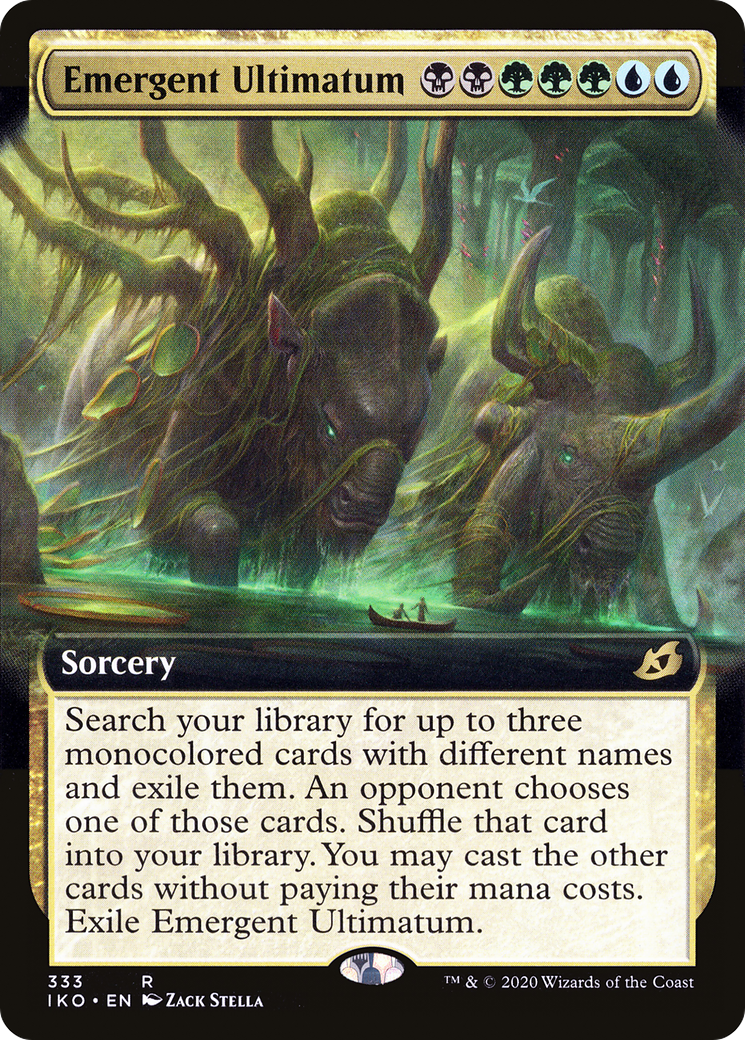 Emergent Ultimatum (Extended Art) (IKO-333) - Ikoria: Lair of Behemoths: (Extended Art) Foil