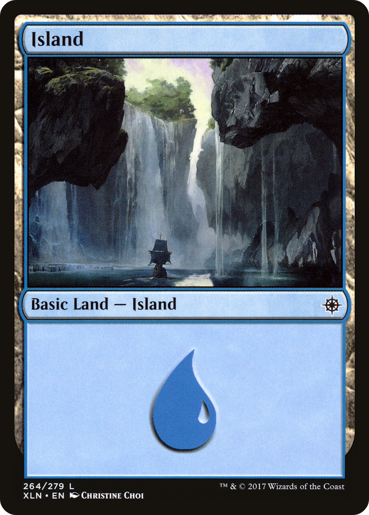 Island (264) (XLN-264) - Ixalan Foil