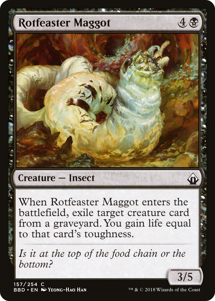 Rotfeaster Maggot (BBD-157) - Battlebond Foil