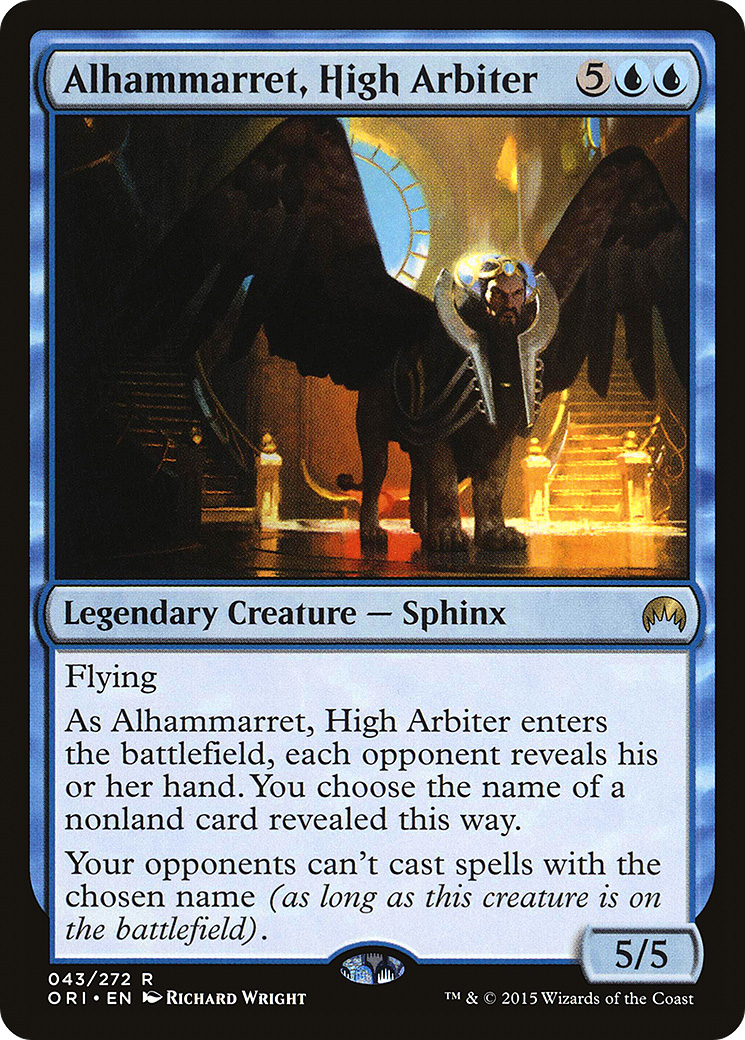 Alhammarret, High Arbiter (ORI-043) - Magic Origins Foil