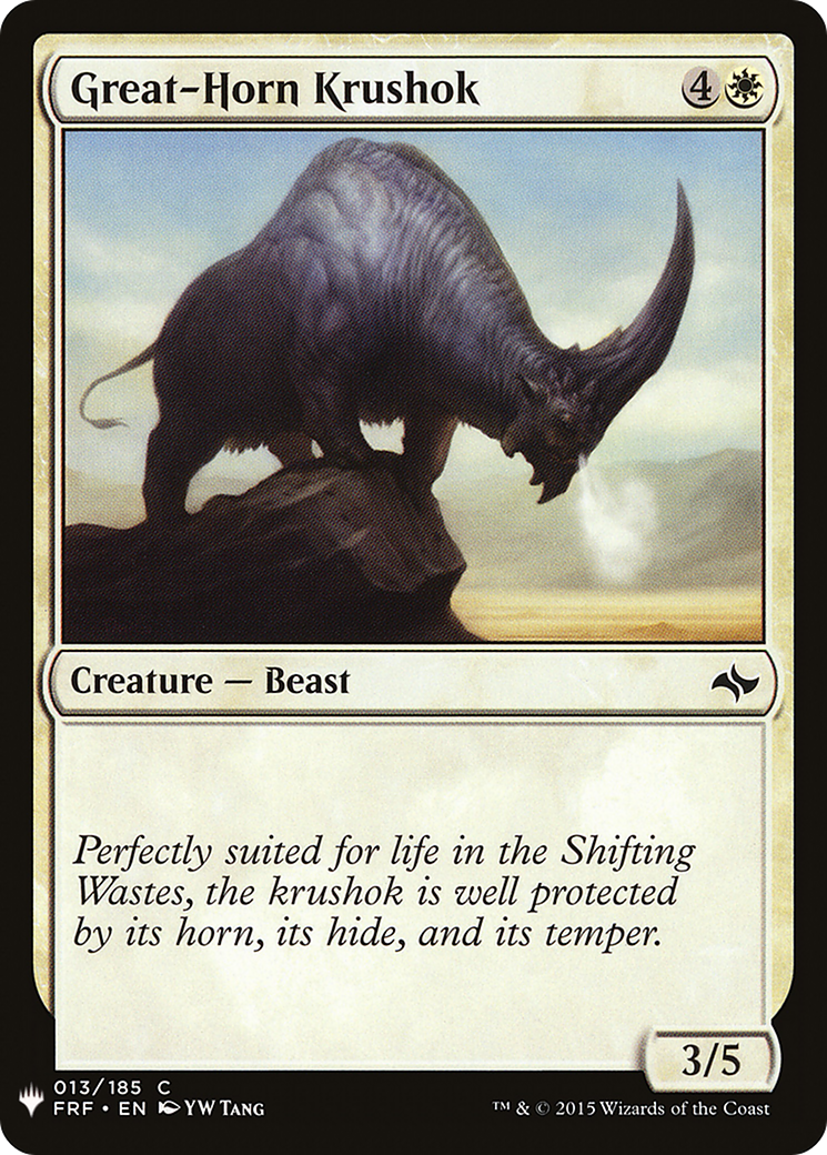 Great-Horn Krushok (LIST-013) - The List