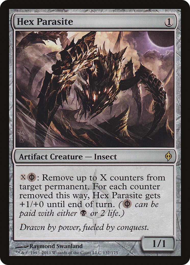 Hex Parasite (NPH-137) - New Phyrexia Foil