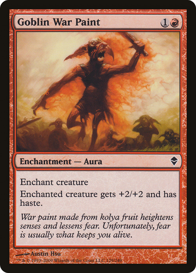 Goblin War Paint (ZEN-129) - Zendikar