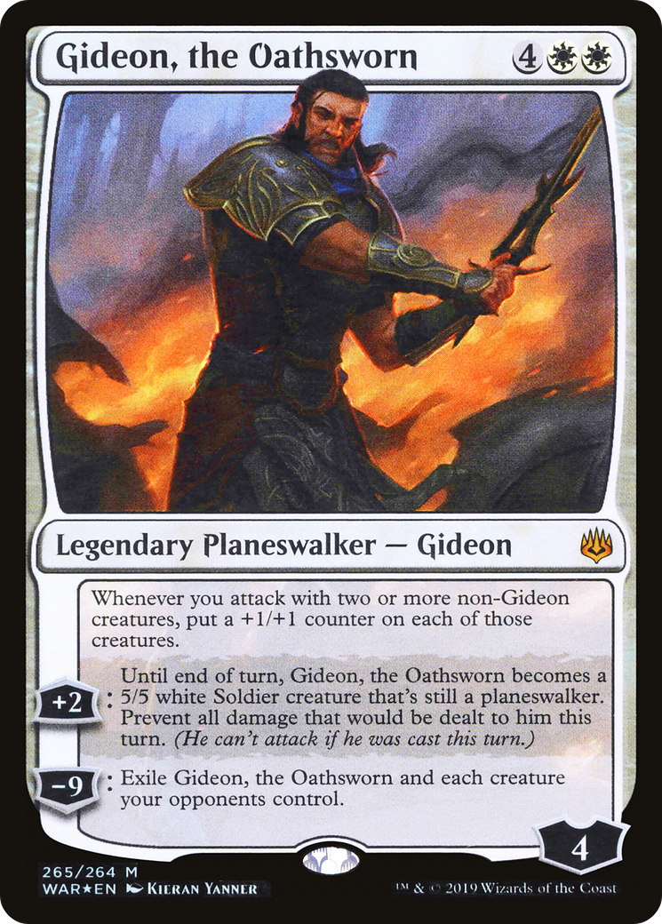 Gideon, the Oathsworn (WAR-265) - War of the Spark Foil