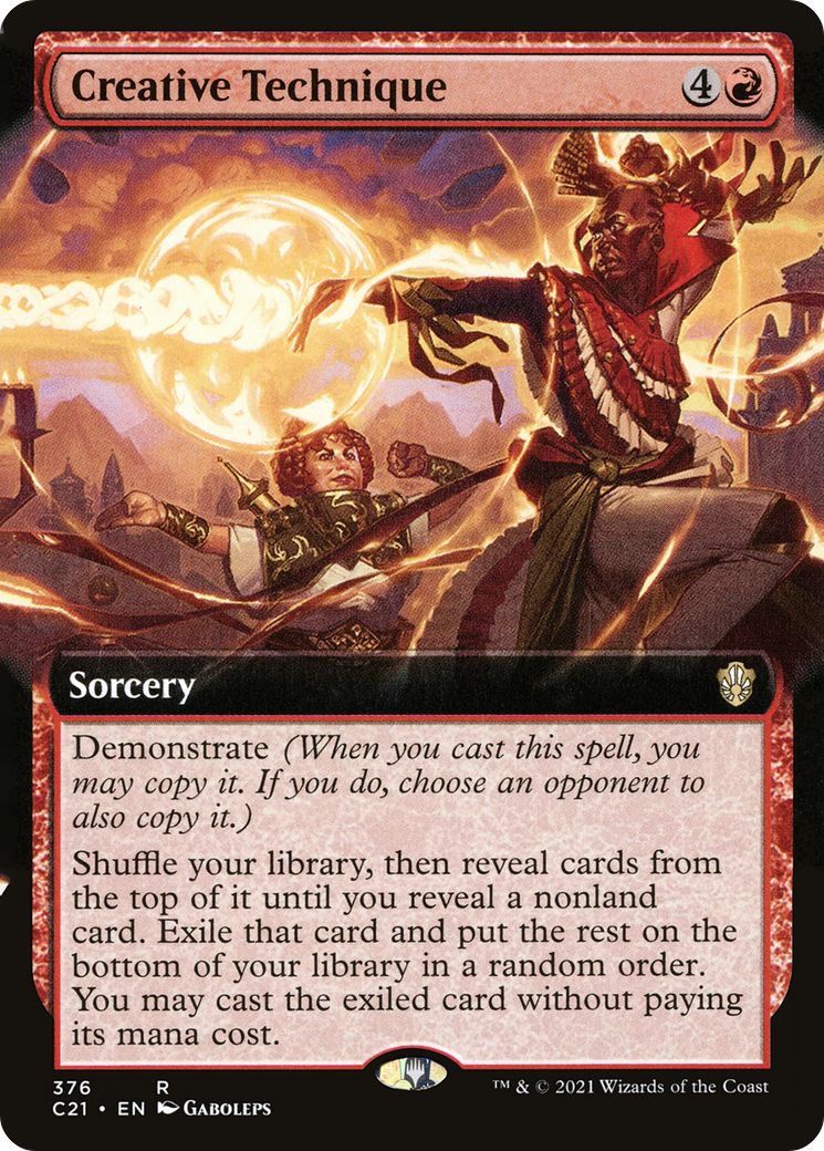 Creative Technique (Extended Art) (C21-376) - Commander 2021: (Extended Art)