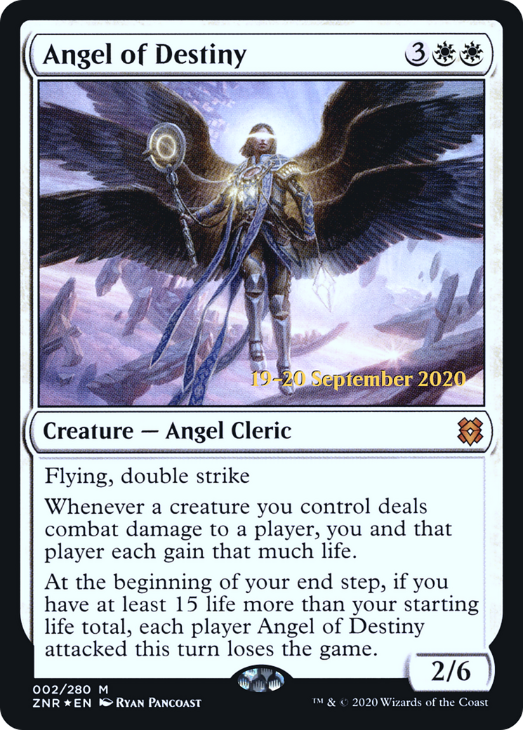 Angel of Destiny (PRE-002) - Zendikar Rising Promos Foil