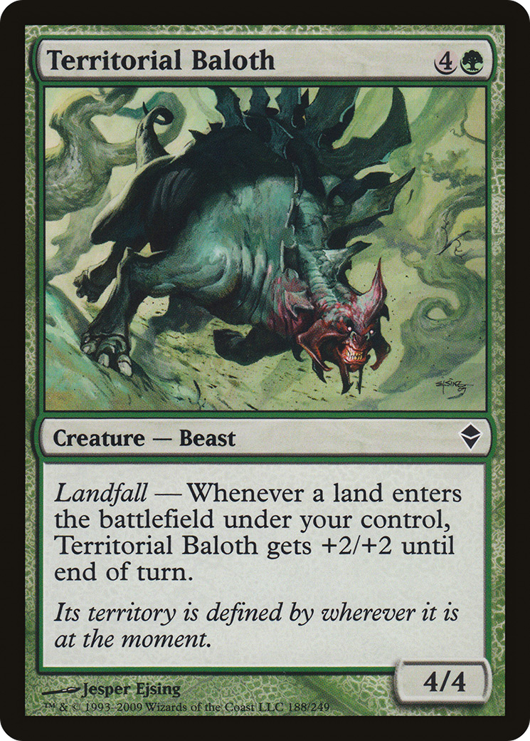 Territorial Baloth (ZEN-188) - Zendikar