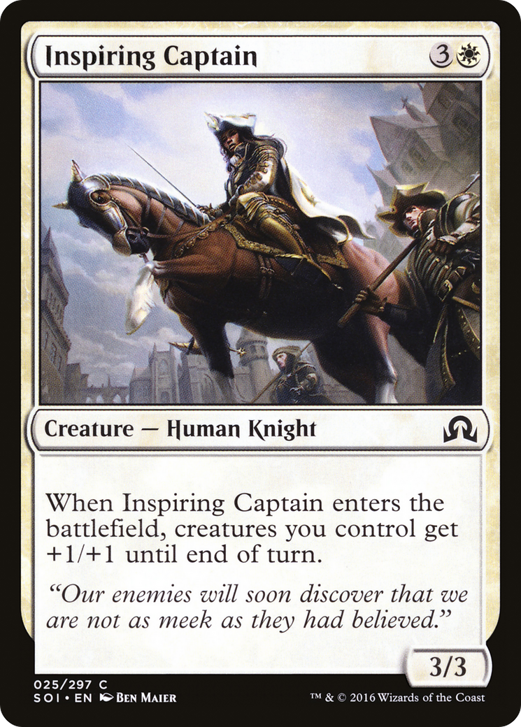 Inspiring Captain (SOI-025) - Shadows over Innistrad