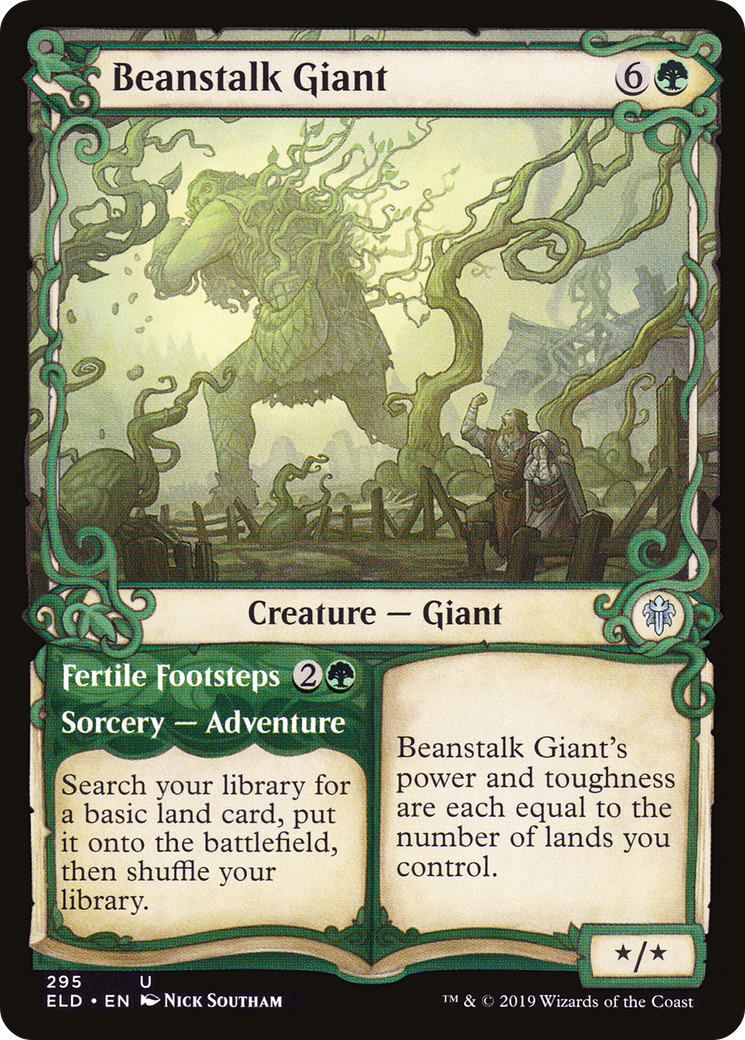 Beanstalk Giant (Showcase) (ELD-295) - Throne of Eldraine: (Showcase)