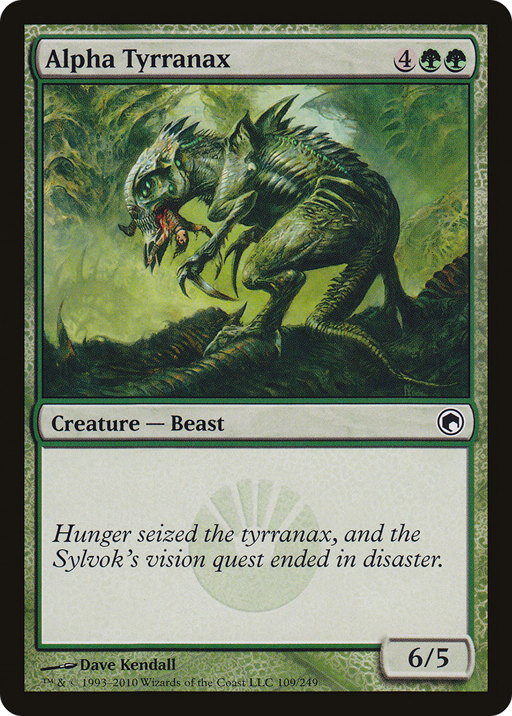 Alpha Tyrranax (SOM-109) - Scars of Mirrodin