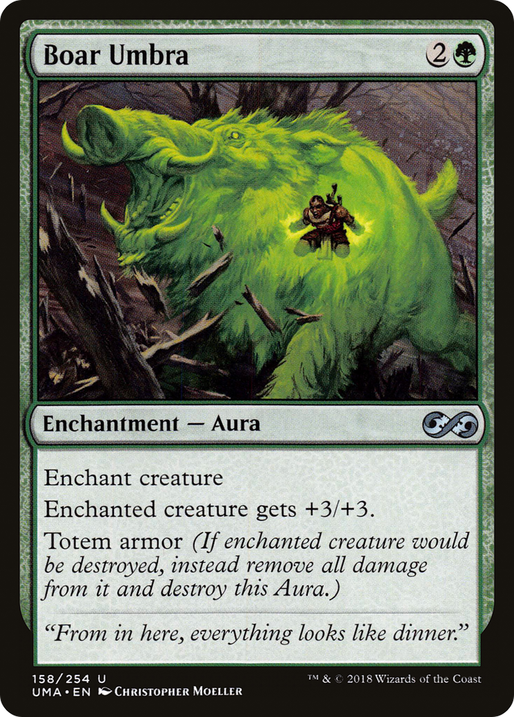 Boar Umbra (UMA-158) - Ultimate Masters Foil
