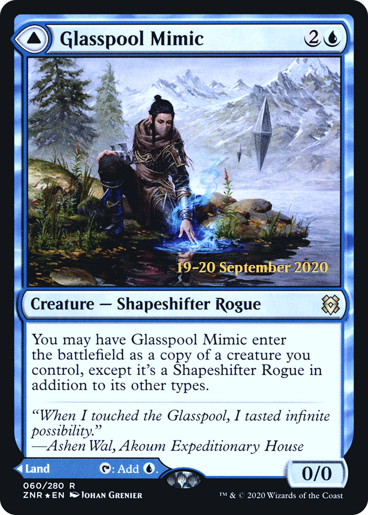 Glasspool Mimic (PRE-060) - Zendikar Rising Promos Foil