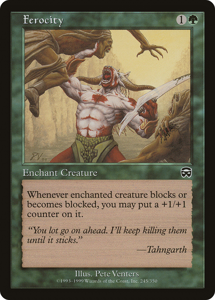 Ferocity (MMQ-245) - Mercadian Masques Foil