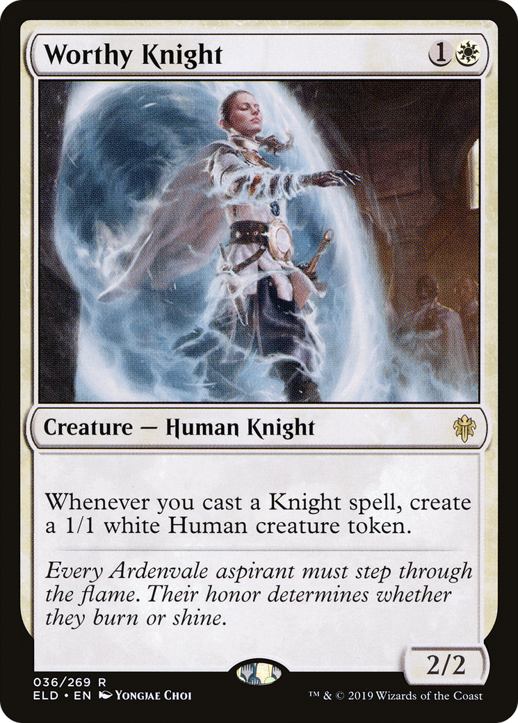 Worthy Knight (ELD-036) - Throne of Eldraine