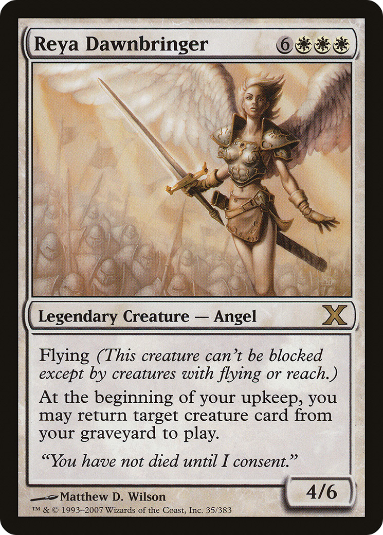Reya Dawnbringer (10E-035) - Tenth Edition