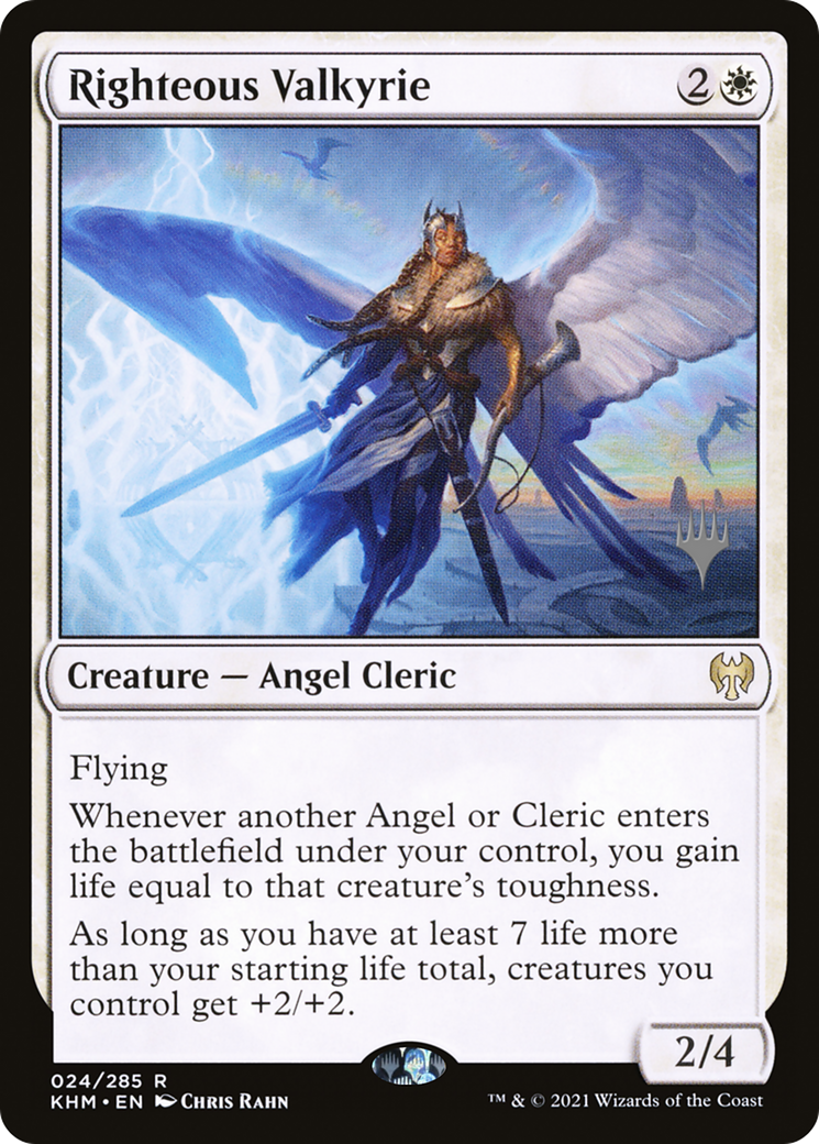 Righteous Valkyrie (PPKHM-024) - Kaldheim Promos