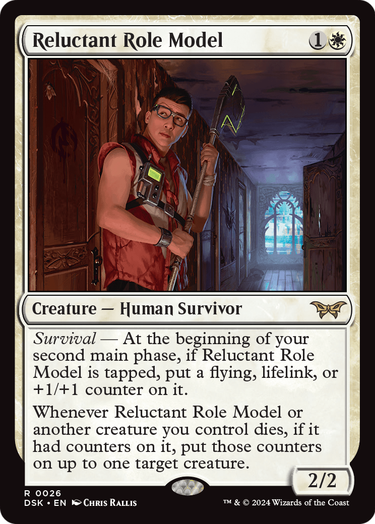 Reluctant Role Model (0026) (DSK-026) - Duskmourn: House of Horror Foil