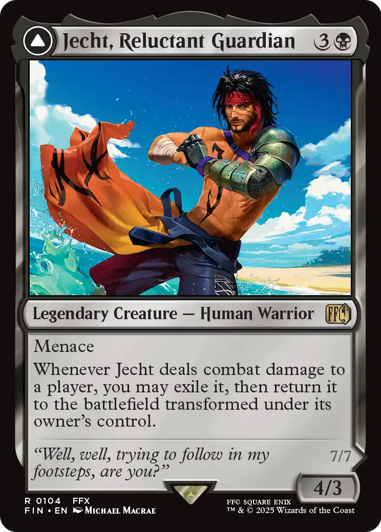 Jecht, Reluctant Guardian (FIN-104) - FINAL FANTASY: (enchantment) Foil