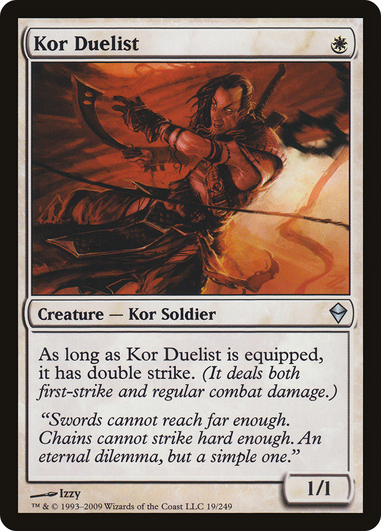 Kor Duelist (ZEN-019) - Zendikar