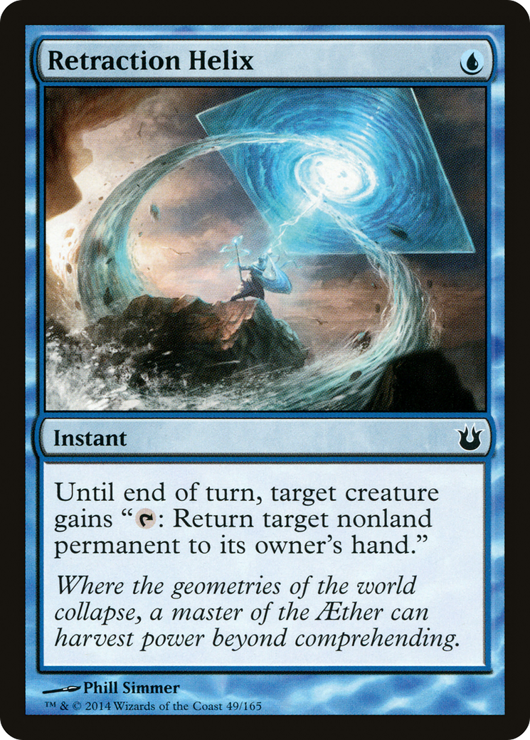 Retraction Helix (BNG-049) - Born of the Gods Foil