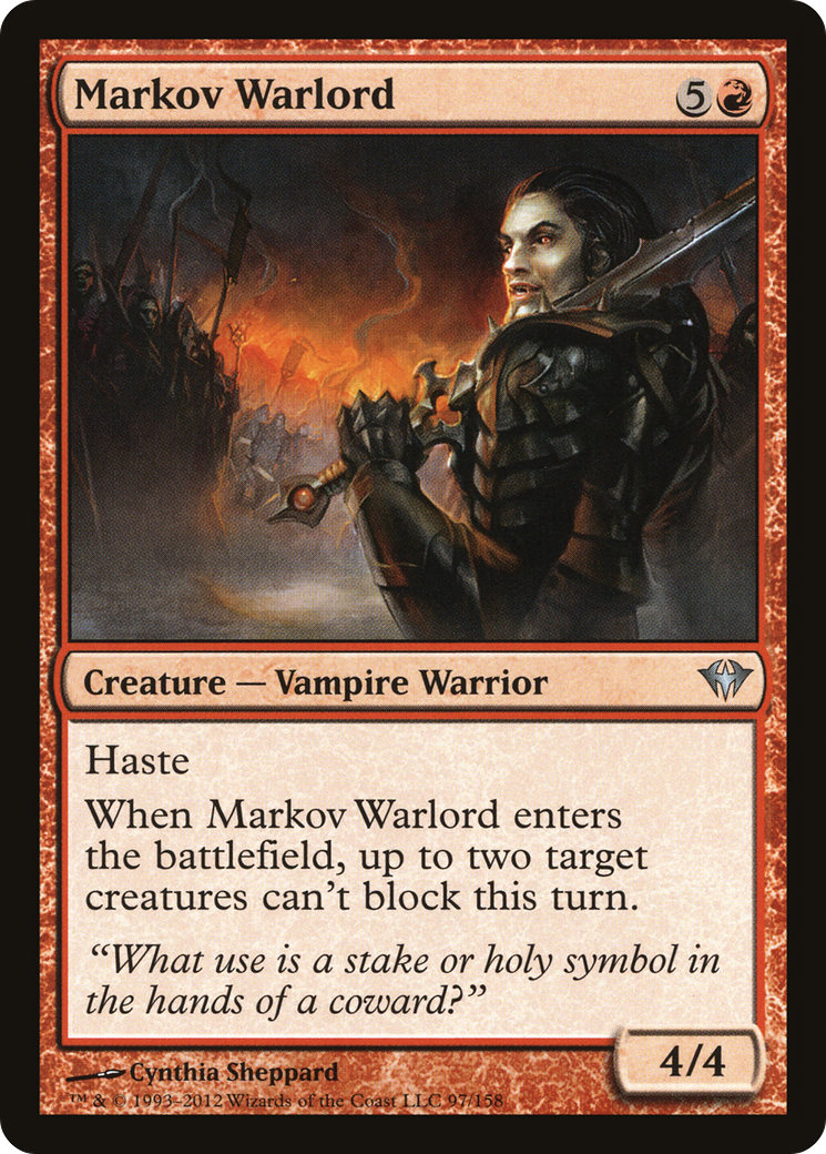 Markov Warlord (DKA-097) - Dark Ascension