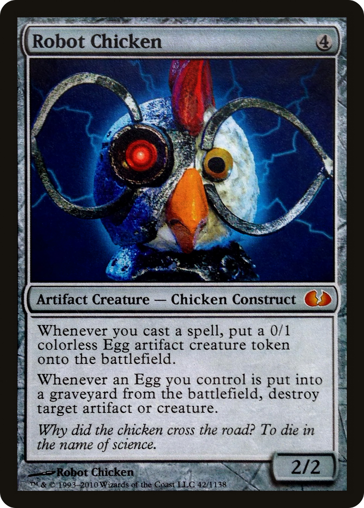 Robot Chicken (SPECIAL-006) - Celebration Cards Foil