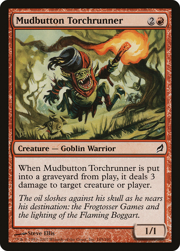 Mudbutton Torchrunner (LRW-185) - Lorwyn Foil