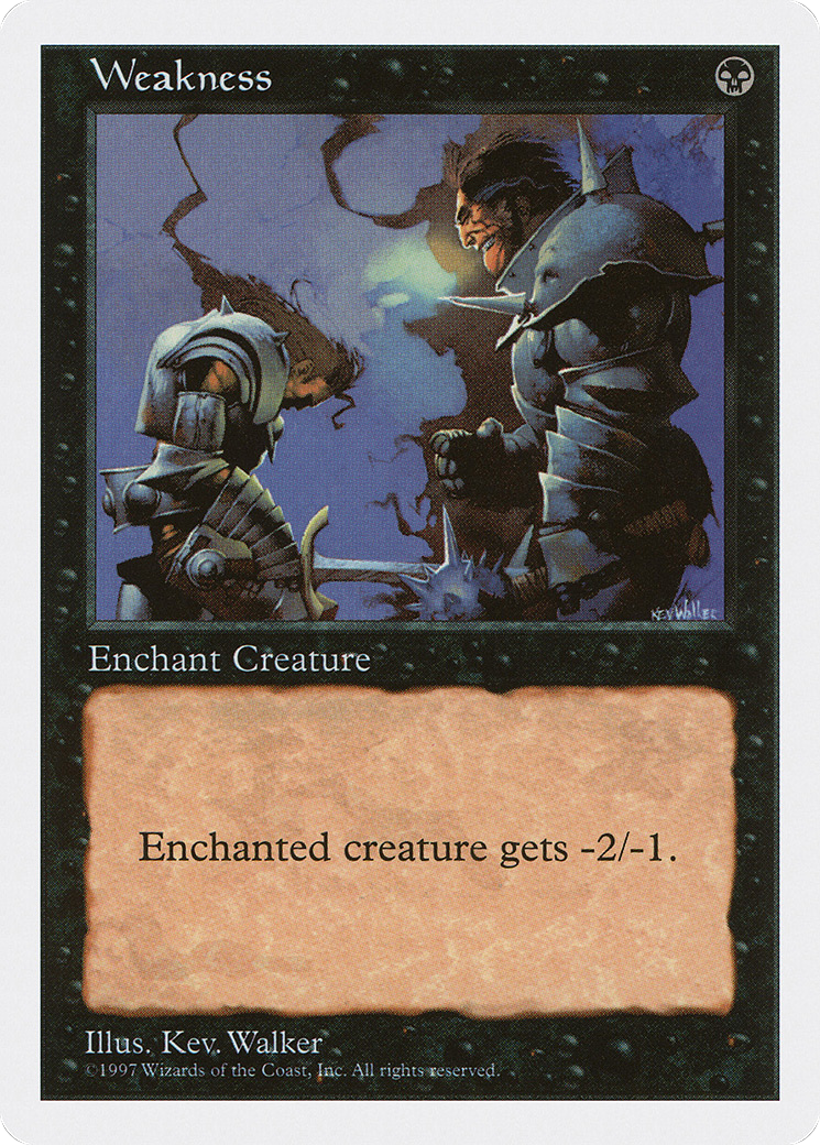 Weakness (5ED-) - Fifth Edition
