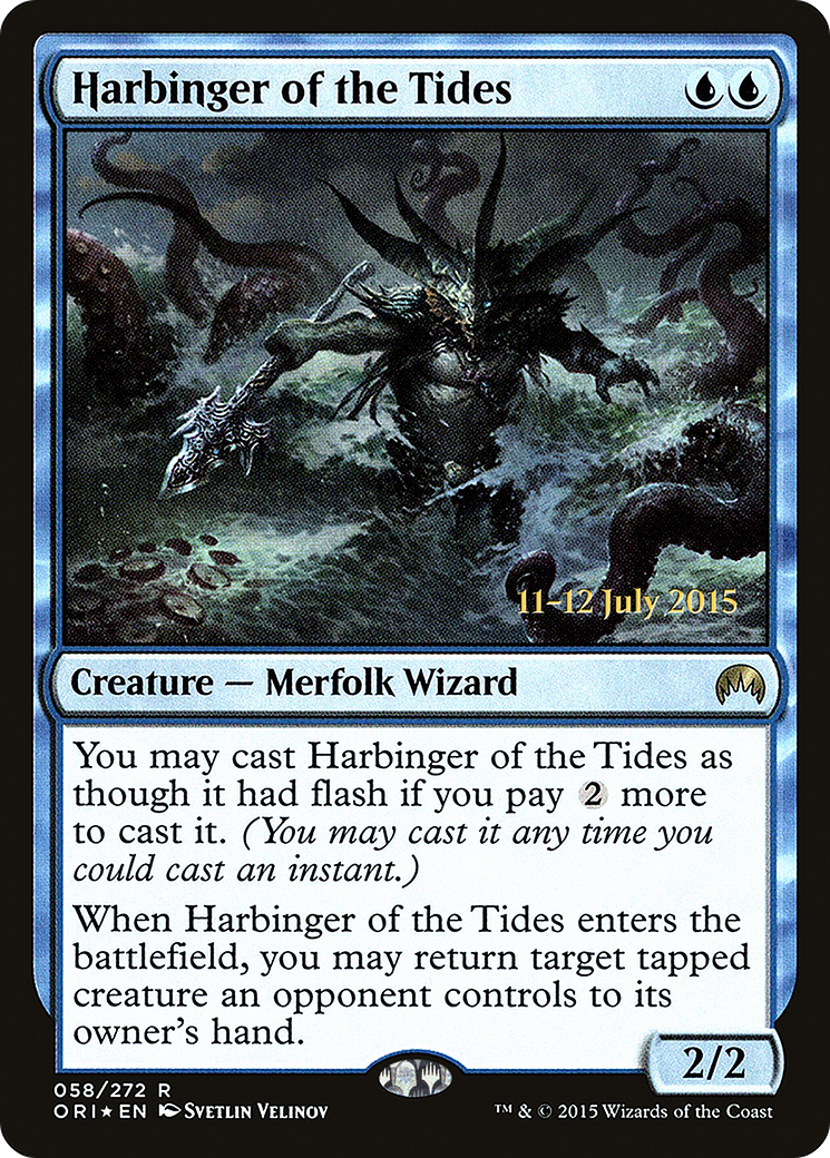 Harbinger of the Tides (PRE-058) - Magic Origins Promos Foil
