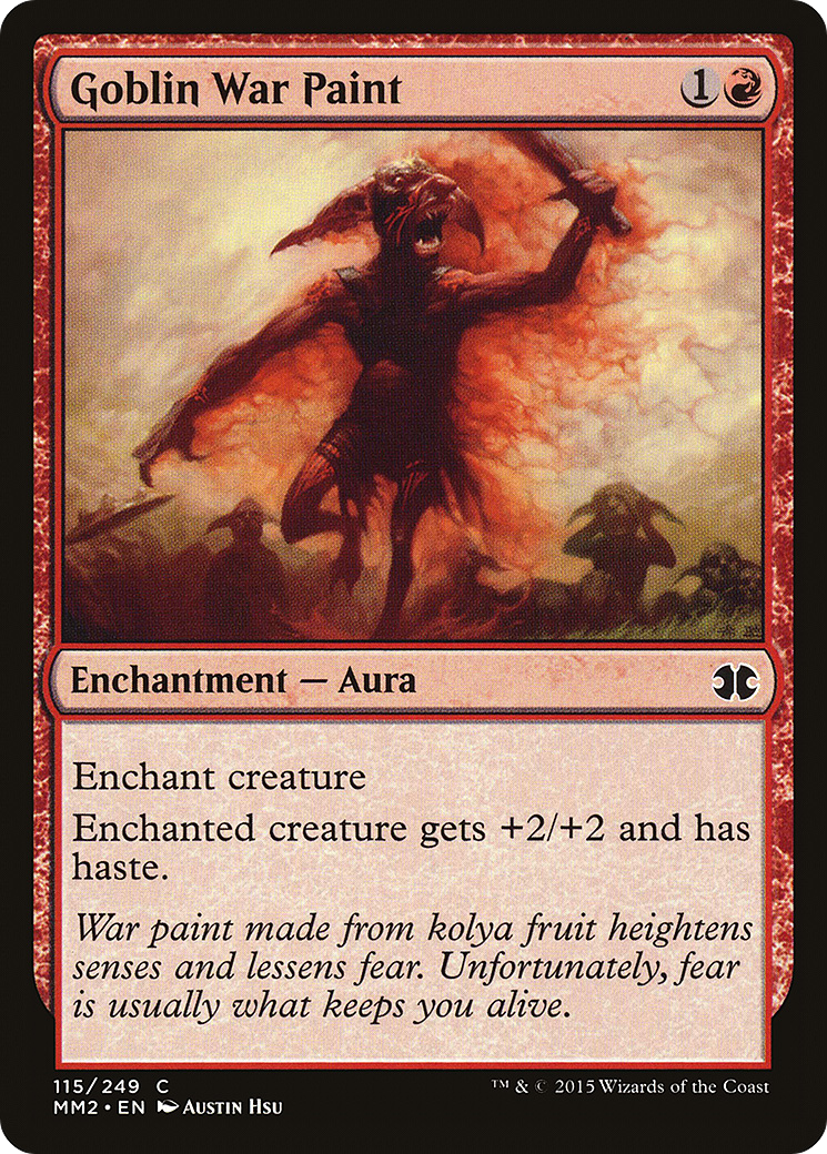 Goblin War Paint (MM2-115) - Modern Masters 2015