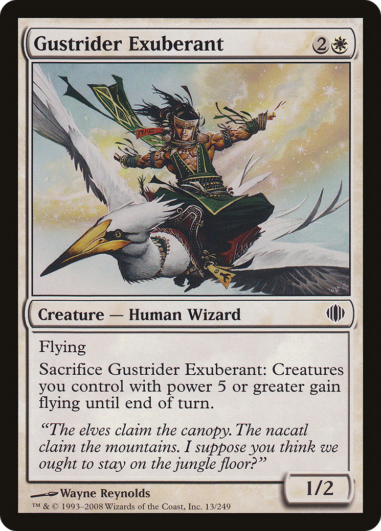 Gustrider Exuberant (ALA-013) - Shards of Alara Foil