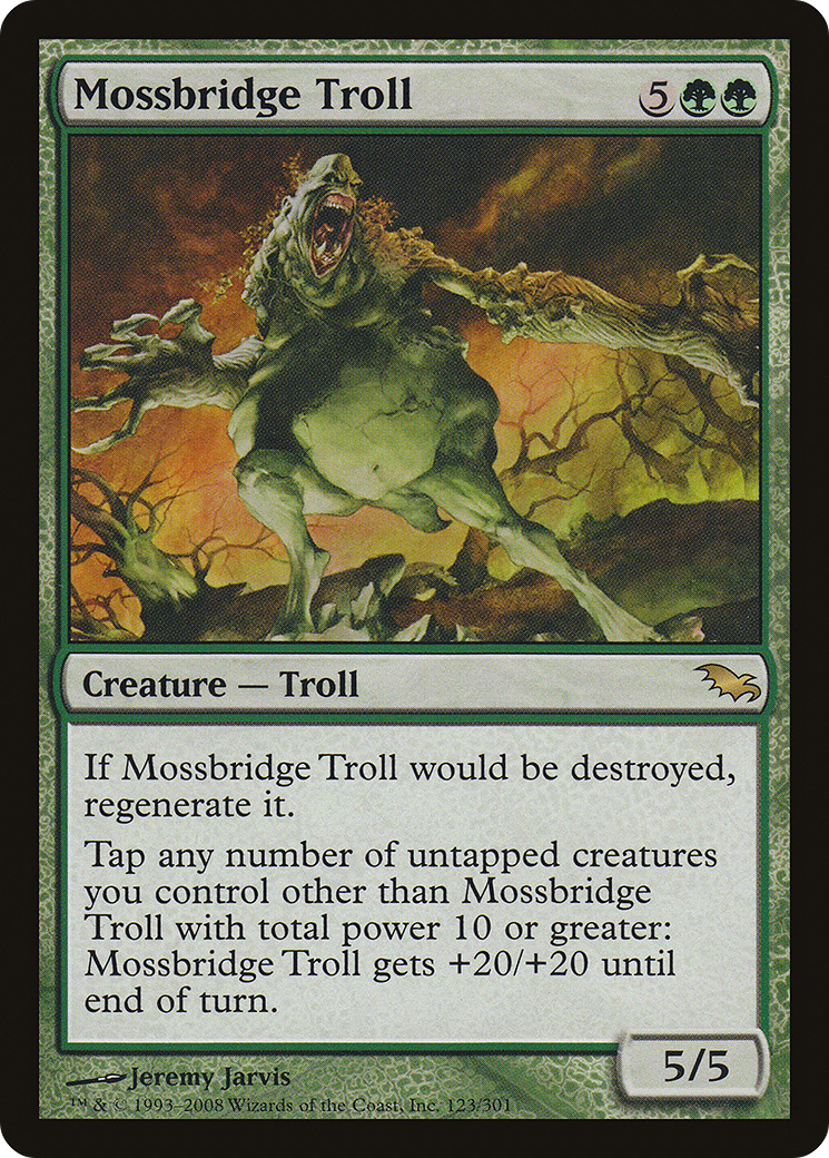 Mossbridge Troll (SHM-123) - Shadowmoor