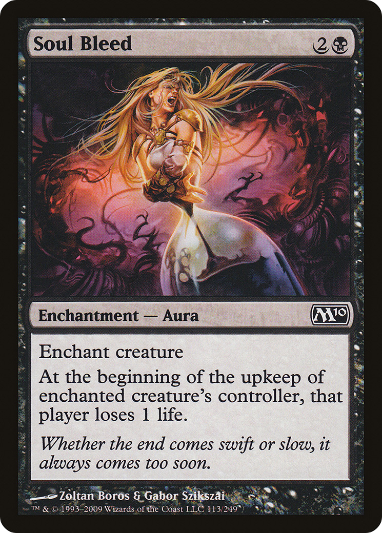 Soul Bleed (M10-113) - Magic 2010 Foil