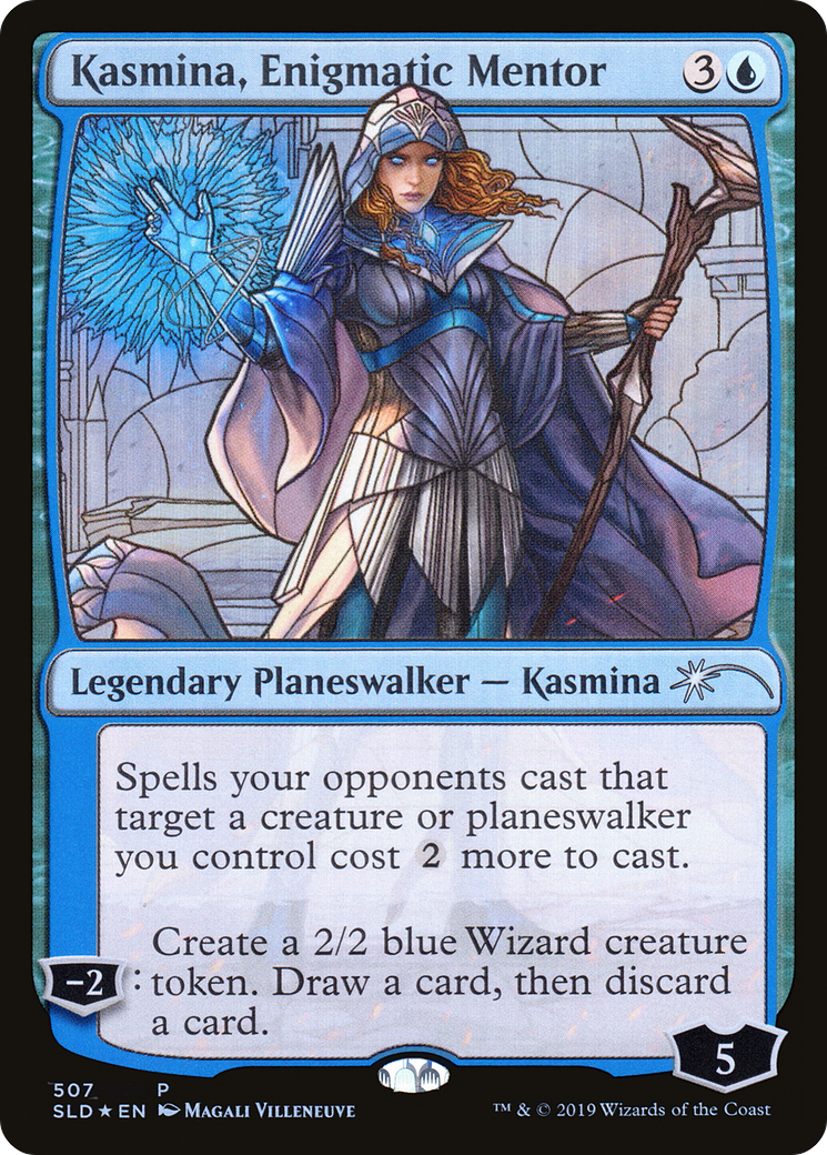 Kasmina, Enigmatic Mentor (Stained Glass) (SLD-507) - Secret Lair Drop Foil