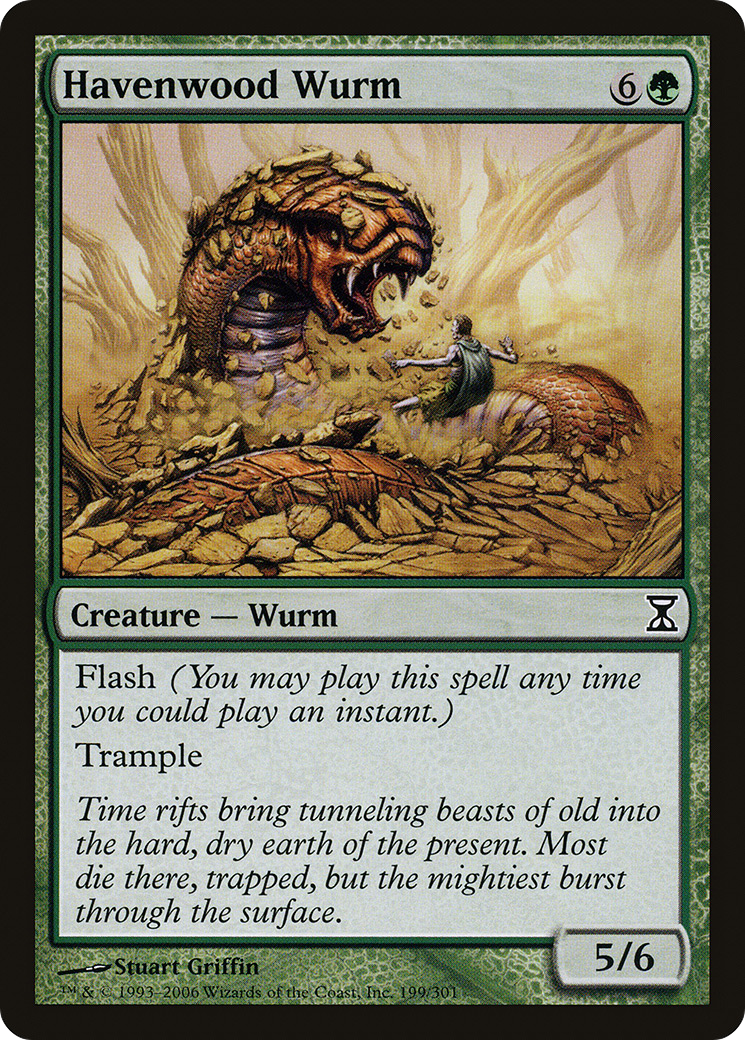Havenwood Wurm (TSP-199) - Time Spiral Foil
