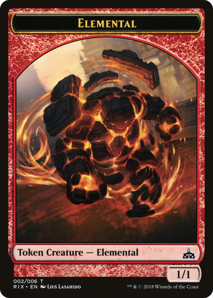 Elemental Token (002) (RIX-002) - Rivals of Ixalan Tokens