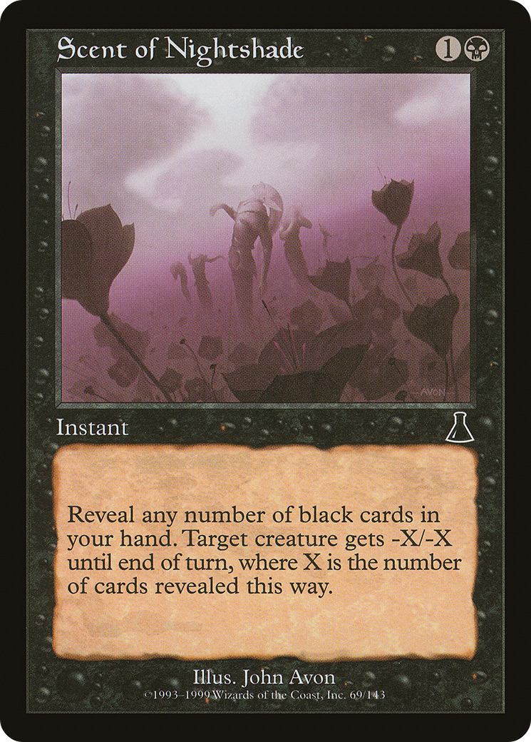 Scent of Nightshade (UDS-069) - Urza's Destiny Foil