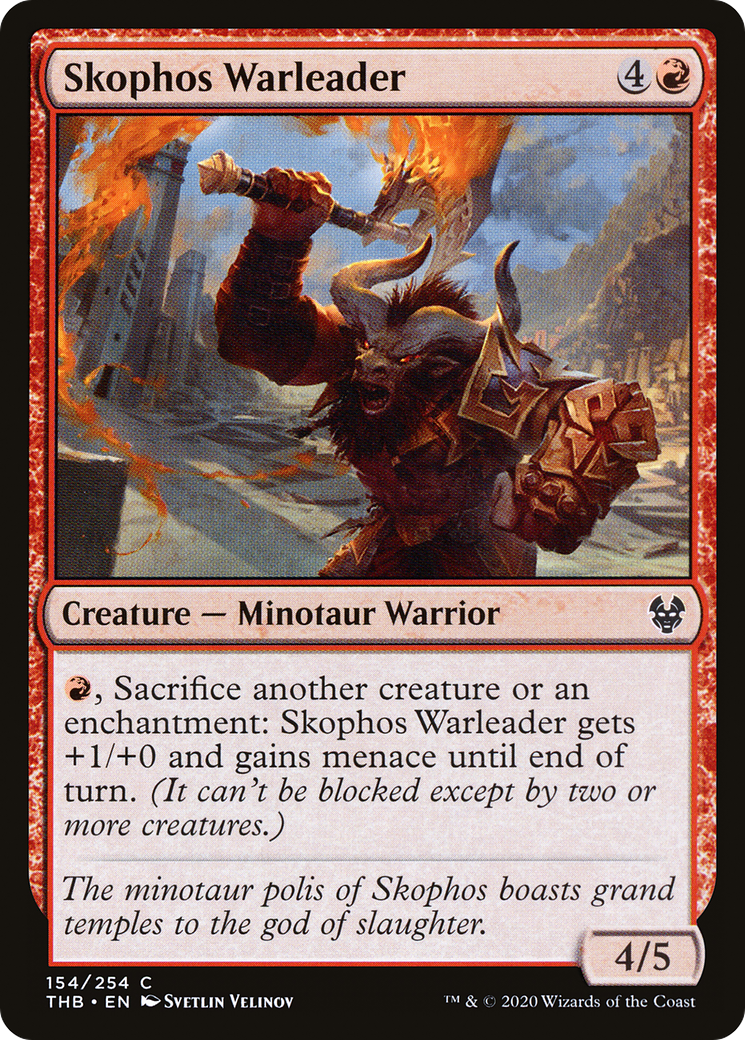 Skophos Warleader (THB-154) - Theros Beyond Death