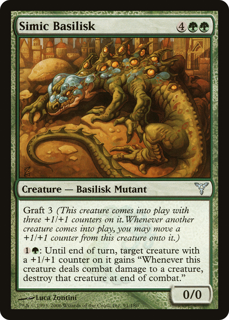 Simic Basilisk (DIS-) - Dissension Foil