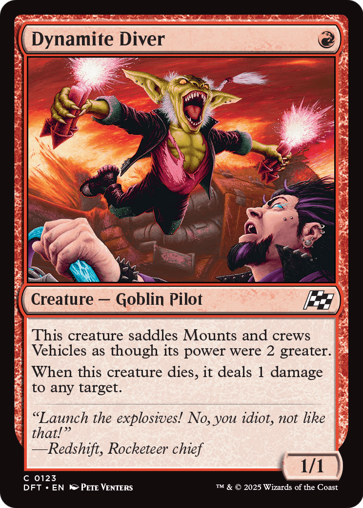 Dynamite Diver (DFT-123) - Aetherdrift Foil