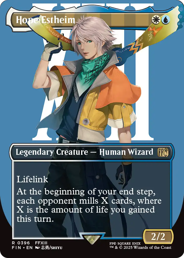 Hope Estheim (Borderless) (FIN-396) - FINAL FANTASY Foil