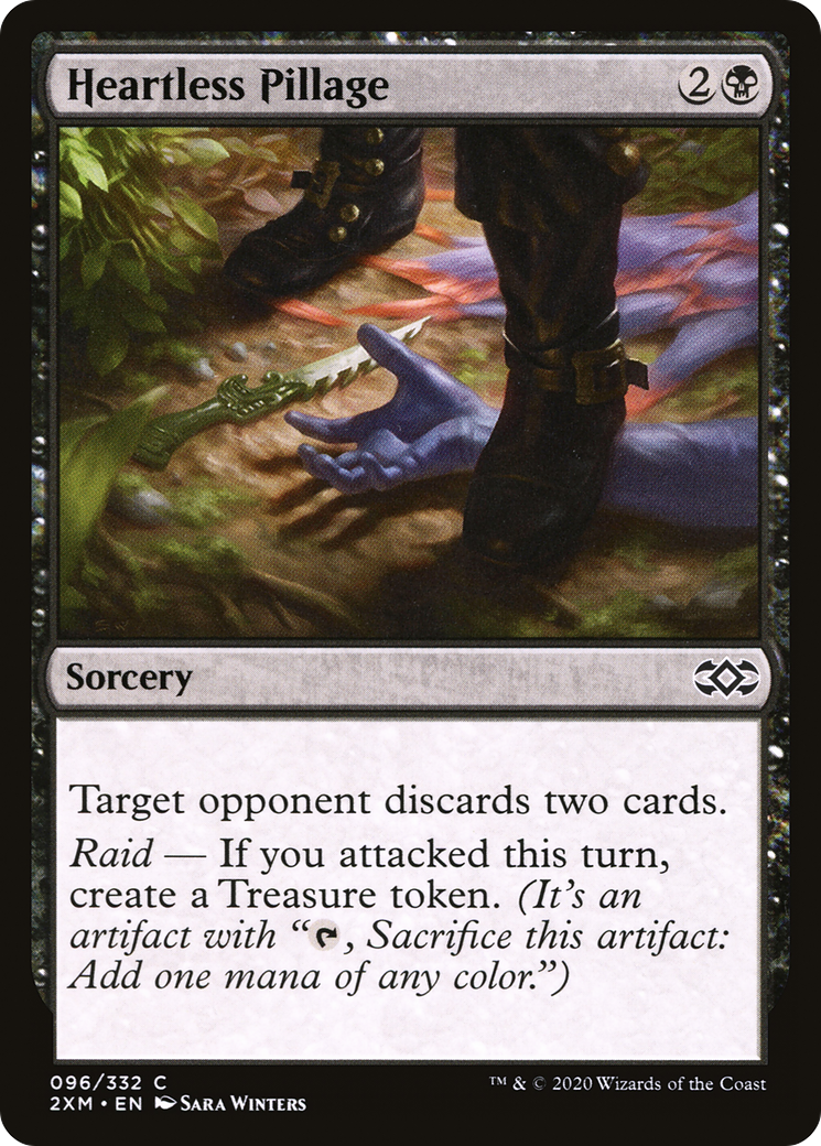 Heartless Pillage (2XM-096) - Double Masters Foil