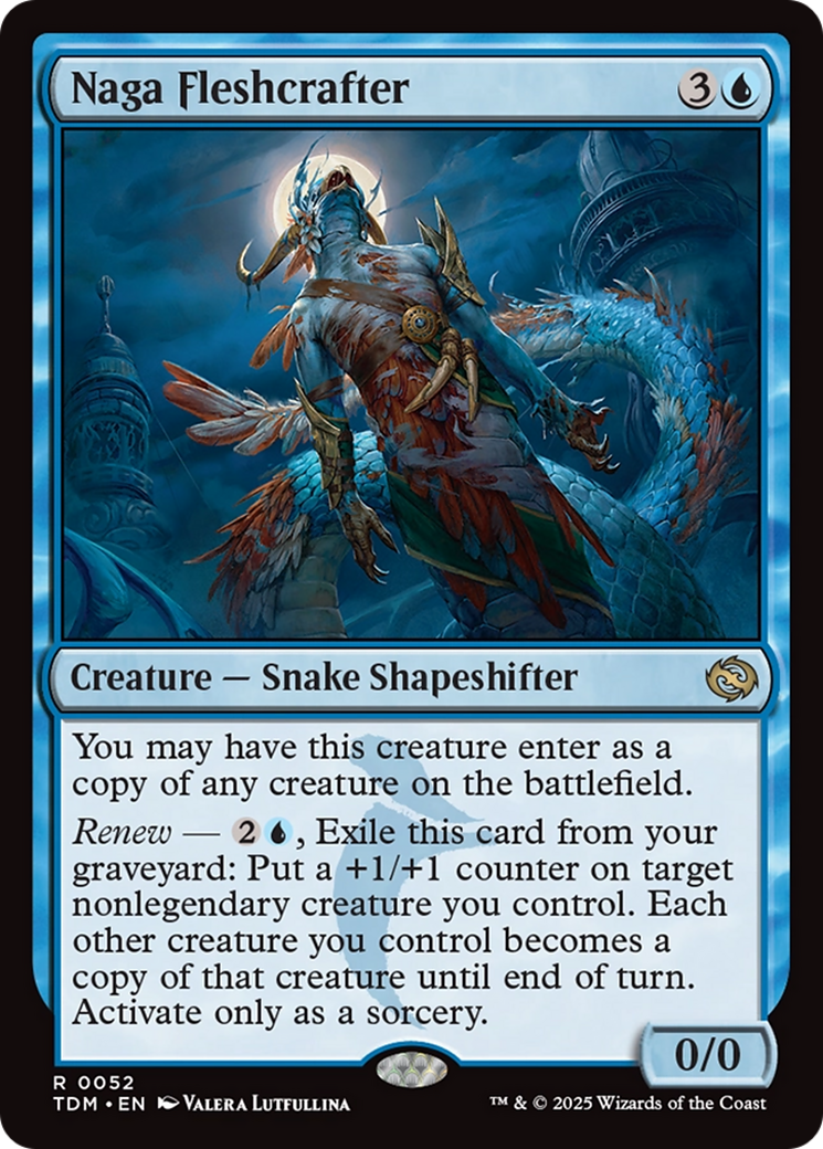 Naga Fleshcrafter (TDM-052) - Tarkir: Dragonstorm Foil